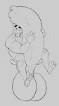  anthro balls big_balls erection felid feline greyscale hewge huge_balls humanoid_penis hyper hyper_balls hyper_penis male mammal monochrome muscular muscular_male nude penis smile solo uncut 