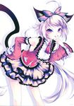  animal_ears dress mogami_rio nekomimi nekoyanagi tail 