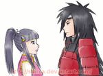  1boy 1girl female male naruto uchiha_madara 