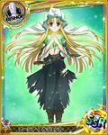  artist_request asia_argento aura bishop_(chess) blonde_hair card_(medium) character_name chess_piece green_eyes high_school_dxd long_hair nun official_art solo sparkle torn_clothes trading_card underwear 