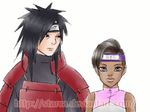  1boy 1girl female male naruto uchiha_madara 