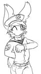  clothing lagomorph male mammal rabbit sailor_outfit solo standing uniform ziats ziats_(character) 