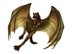  anthro fur male maquenda simple_background wings 