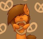  eating equine fan_character female horse mammal marsminer my_little_pony pony pretzel_(food) solo venus_spring 