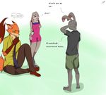  absurd_res anthro blush canine clothing disney dress female fox fur green_eyes grey_fur hi_res judy_hopps lagomorph male mammal necktie nick_wilde orange_fur purple_eyes rabbit superabsurd_res text zootopia 