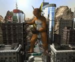  3d_(artwork) animated anthro balls cgi dickbutt digital_media_(artwork) erection h0rs3 macro male masturbation nintendo nude penis pok&eacute;mon raichu solo video_games 