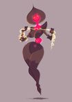  alien breasts electricity female flatwoods_monster floating hi_res naughty_face not_furry raised_eyebrow slb smile solo wide_hips 