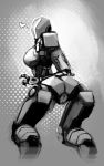  &lt;3 2018 armor black_body breastplate chest_plate digital_media_(artwork) featureless_face female from_behind_(disambiguation) helmet hourglass machine mec_(x-com) not_furry painted psyk323 pussy robot simple_background solo video_games white_body wide_hips x-com 
