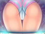  akaza ass ass_focus cameltoe close-up from_below game_cg henshin! henshin!!!_~pantsu_ni_natte_kunkun_peropero~ merakawa_yuzu panties sitting skirt solo transparent underwear 