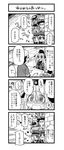  4koma 6+girls admiral_(kantai_collection) bismarck_(kantai_collection) blood clothes_writing comic graf_zeppelin_(kantai_collection) greyscale hajimete_no_otsukai highres kantai_collection kurogane_gin monochrome multiple_boys multiple_girls nosebleed prinz_eugen_(kantai_collection) taking_picture translated u-511_(kantai_collection) z1_leberecht_maass_(kantai_collection) z3_max_schultz_(kantai_collection) 