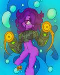  1girl armor copyright_request goo_girl megas_xellox monster_girl slime solo tagme water 