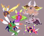  ariados durant dustox mega_pinsir mothim nintendo pinsir pok&eacute;mon video_games yanmega 