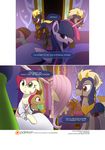  absurd_res clothed clothing comic dialogue digital_media_(artwork) doctor_whooves_(mlp) duo english_text equine female friendship_is_magic gashiboka hi_res horn horse mammal my_little_pony patreon pony rose_(mlp) text twilight_sparkle_(mlp) winged_unicorn wings 