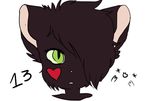  &lt;3 :o anime cat cute darkgrim2 digital_media_(artwork) emo feline girly goth green_eyes looking_at_viewer mammal safe simple_background solo surprise tag tagme ukedog white_background 
