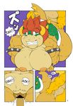  2009 anthro big_breasts black_and_white bowser breasts censored color_edit colored comic crossgender edit female hi_res koopa male male/female male_penetrating mario_bros monochrome musclegut muscular muscular_female muscular_male nintendo obese overweight overweight_female overweight_male penetration pussy pussy_juice queen royalty scalie text translated vaginal vaginal_penetration video_games yellow-dragon 