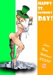  2016 alcohol assassin beer beverage big_breasts blonde_hair breasts bride butt celebration clothing dandabar dress fated_retribution female food footwear froth hair holidays human invalid_tag ireland irish lass mammal nevlinad nina_williams not_furry nude pint pinup pose primate shoes st._patrick&#039;s_day st_pattys tekken_(series) tekken_7 undressed 