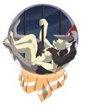 &lt;3 2016 anthro anti_dev avian bars beak bird cuddling cute digital_media_(artwork) eyes_closed fan_character feathers female fur lying male male/male mammal night nude on_back pecs simple_background sky smile star window 