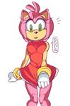  amy_rose breasts clothing female mammal solo sonic_(series) squidapple 