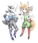  2boys animal_ears artist_request cosplay fire_emblem fire_emblem_if flannel_(fire_emblem_if) fox_ears fox_mccloud fox_mccloud_(cosplay) fox_tail multiple_boys nintendo nishiki_(fire_emblem_if) star_fox tail wolf_o&#039;donnell wolf_o'donnell wolf_o'donnell_(cosplay) 