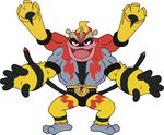  4_arms condemnedkid electivire fusion hi_res machamp magmortar multi_arm multi_limb nintendo pok&eacute;mon simple_background video_games white_background 