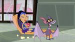  bat chair clothing eyewear fairy female food glasses ludwig male mammal necktie pearlie popcorn saphira skirt 