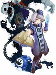  bare_shoulders book elizabeth_(persona) hat hi-ho- highres jack_frost multiple_girls pantyhose persona persona_3 pixie_(megami_tensei) short_hair sleeveless thanatos white_hair yellow_eyes 