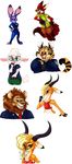  antelope anthro benjamin_clawhauser canine caprine cheetah clothing dawn_bellwether digital_media_(artwork) disney feline female fox fur gazelle gazelle_(zootopia) hi_res judy_hopps lagomorph leodore_lionheart lion male mammal nick_wilde overweight plaguedogs123 rabbit sheep solo uniform zootopia 