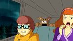  animated black_nose blonde_hair brown_body brown_hair canine clothed clothing cloud daphne_(scooby-doo) dog english_text excited eyewear female fred_(scooby-doo) glasses hair image_macro inside male mammal meme open_mouth raining reaction_image red_hair scared scooby-doo scooby-doo_(series) screencap seatbelt shaggy_(scooby-doo) shaking text tree trembling vehicle velma_(scooby-doo) 