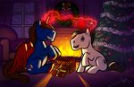  bgn christmas christmas_tree crimson_crown earth_pony equine fez fire friends friendship_is_magic gift holidays horn horse howling_moon magic mammal my_little_pony night pony ponys snow tree winged_unicorn wings 