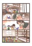  :d akagi_(kantai_collection) bed black_legwear blue_hair blue_skirt blush brown_hair bunk_bed fever hair_ribbon hairband hiryuu_(kantai_collection) houshou_(kantai_collection) image_sample japanese_clothes kaga_(kantai_collection) kantai_collection long_hair motherly multiple_girls okinu_(okinu_dane) open_mouth origami paper_crane pixiv_sample pleated_skirt ponytail red_skirt ribbon short_hair shoukaku_(kantai_collection) sick side_ponytail skirt smile souryuu_(kantai_collection) twintails under_covers white_hair white_legwear white_ribbon younger zuikaku_(kantai_collection) 