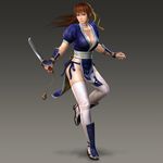  dead_or_alive kasumi ninja ninja_gaiden sword thighhighs weapon 