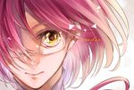  1boy gold_eyes gowther male_focus nanatsu_no_taizai pink_hair short_hair 