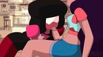  animated breasts dickgirl erection fellatio female freako futa_with_female garnet intersex intersex/female kneeling oral penis precum sex sitting steven_universe stevonnie uncensored 