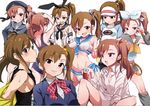  animal_ears bikini blazer blush breasts brown_hair bunny_ears cosplay cosplay_request futami_mami hair_ribbon hat idolmaster idolmaster_(classic) jacket kagamine_rin kagamine_rin_(cosplay) kantai_collection long_hair love_live! love_live!_school_idol_project mei_(pokemon) mei_(pokemon)_(cosplay) otonokizaka_school_uniform pokemon ribbon sailor_bikini sailor_collar sailor_swimsuit_(idolmaster) school_uniform seiyuu_connection shift_(waage) shimakaze_(kantai_collection) shimakaze_(kantai_collection)_(cosplay) shimoda_asami shirt side_ponytail small_breasts smile swimsuit vocaloid white_shirt z1_leberecht_maass_(kantai_collection) z1_leberecht_maass_(kantai_collection)_(cosplay) 