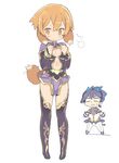  :&gt; animal_ears blade_(galaxist) blue_hair blush boots brown_hair chibi crossdressing demon_boy demon_tail demon_wings dog_ears dog_tail dogboy empty_eyes full_body hair_between_eyes horns male_focus mini_wings multiple_boys pointy_ears pop-up_story shaded_face skirt st._feles_gakuen_uniform sweatdrop tail tail_wagging thigh_boots thighhighs translated white_background wings yuuri_lessen zettai_ryouiki ziz_glover 