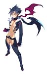  1boy abs disgaea hair killia_(disgaea) male_focus muscle penis pointy_ears solo testicles 