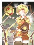  arm_cannon artist_request blush looking_at_viewer man-at-legs non_(wednesday-classic) personification pikmin pikmin_2 red_eyes robot_girl short_hair 