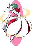  1girl 310 gardevoir looking_at_viewer mega_gardevoir pokemon red_eyes small_breasts 