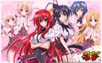  asia_argento breast_hold gasper_vladi highschool_dxd himejima_akeno pointy_ears rias_gremory seifuku toujou_koneko wallpaper zenovia_(highschool_dxd) 