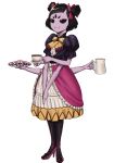  1girl doughnut dress drink extra_arms extra_eyes fangs food high_heels insect_girl muffet spider_girl undertale 