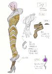  bodysuit character_design heels ivy_valentine sketch soul_calibur soul_calibur_v 