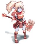  armor female hammer league_of_legends poppy_(lol) solo tools video_games yordle 