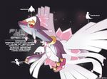  &lt;3 2015 3_fingers diamond_(gem) diancie digital_drawing_(artwork) digital_media_(artwork) dragon dragonith english_text fak&eacute;mon feral full-length_portrait gardevoir gem gold_(metal) gold_jewelry grey_background grey_body jewelry latias legendary_pok&eacute;mon looking_at_viewer mega_diancie mega_evolution mega_gardevoir multicolored_body nintendo pink_body pok&eacute;mon pokemon_fusion portrait red_eyes shaded side_view signature simple_background slit_pupils smile solo story story_in_description tagme text video_games white_body white_sclera 