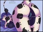  aiyana_(fluffysweets) animated anthro balls big_breasts blue_background bovine breasts butt cattle clitoris english_text hair herm intersex looking_at_viewer looking_back loop mammal nude orangy_(artist) presenting presenting_hindquarters pussy simple_background solo text thick_thighs wide_hips 