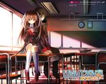  gun little_busters! seifuku shino_(eefy) tokido_saya wallpaper 