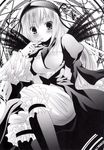  kaitsuushin monochrome namamo_nanase rozen_maiden suigintou 