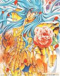  male pisces_albafica saint_seiya saint_seiya:_the_lost_canvas screening teshirogi_shiori watermark 