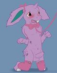  &lt;3 anthro balls bdsm blush bondage bound bow buckteeth claws clothing collar cute cute_fang erection hair_bow hair_ribbon half-closed_eyes hi_res horn humanoid_penis kneeling leash legwear long_ears male mammal navel nidoran nidoran♂ nintendo nude open_mouth partially_retracted_foreskin penis petplay pink_skin pok&eacute;mon posexe red_eyes ribbons rodent roleplay scalie simple_background smile solo spreading stockings teeth toe_claws tongue uncut video_games white_sclera 
