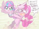  dialogue english_text equine female flurry_heart_(mlp) flying friendship_is_magic hi_res horn horse mammal my_little_pony pinkie_pie_(mlp) pony text thegreatrouge winged_unicorn wings 