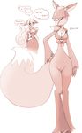  anthro big_breasts breasts canine cleavage clothed clothing dialogue english_text eyewear female fox glasses group hellmouth_imp julika_flocke kit&#039;s_stepmother mammal multi_breast poppy_opossum sho sho_shibamoto smile speech_bubble text wide_hips 